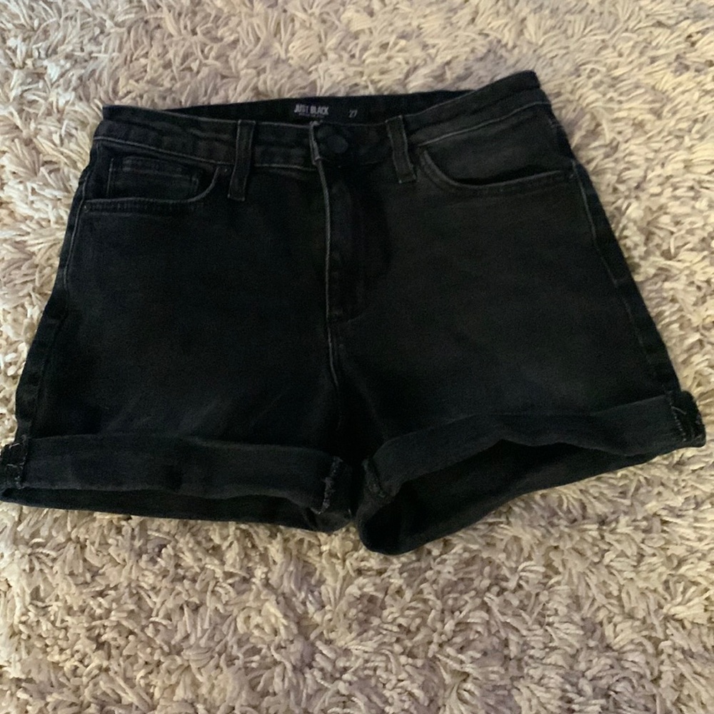 Just Black short size 27